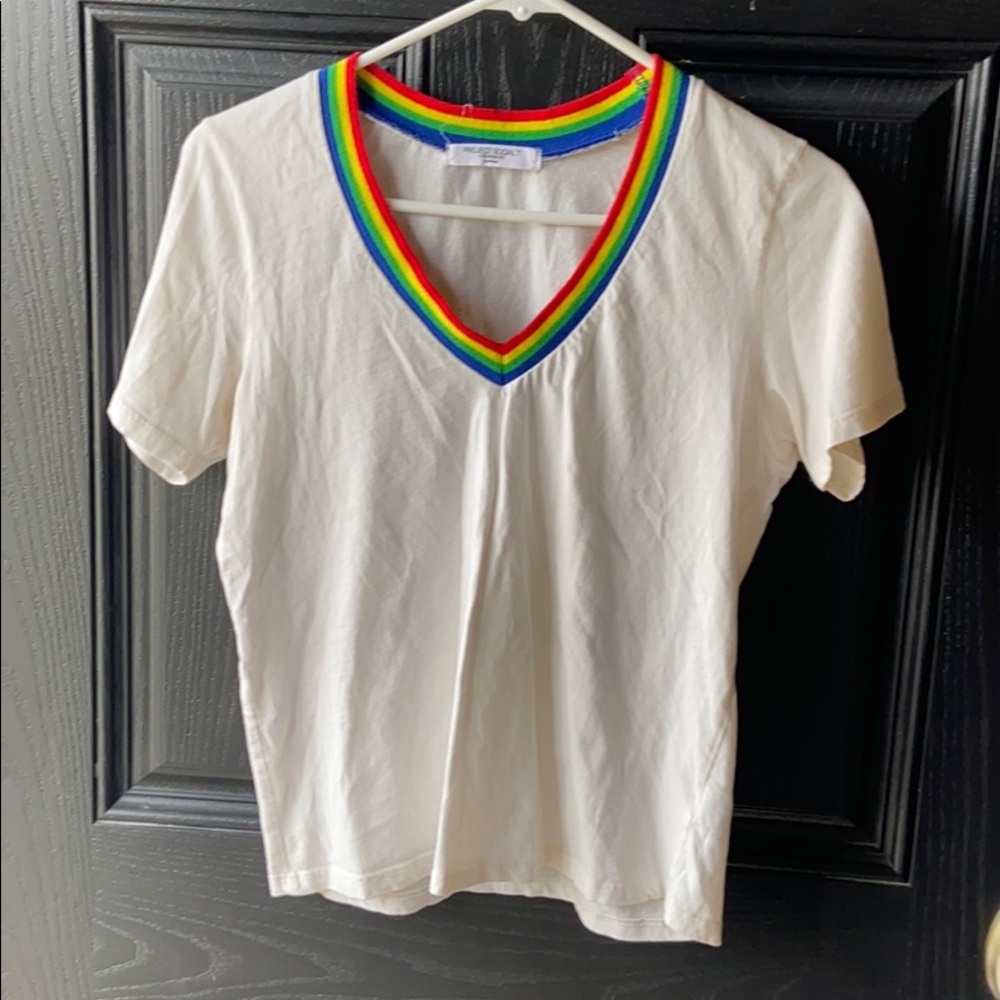 Project Social Tshirt Cropped Rainbow